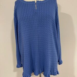 Brand New Jones New York Blue Knit Women's Top